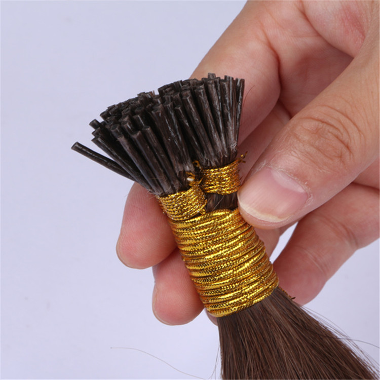 china Mini i tip human hair extensions factory QM042